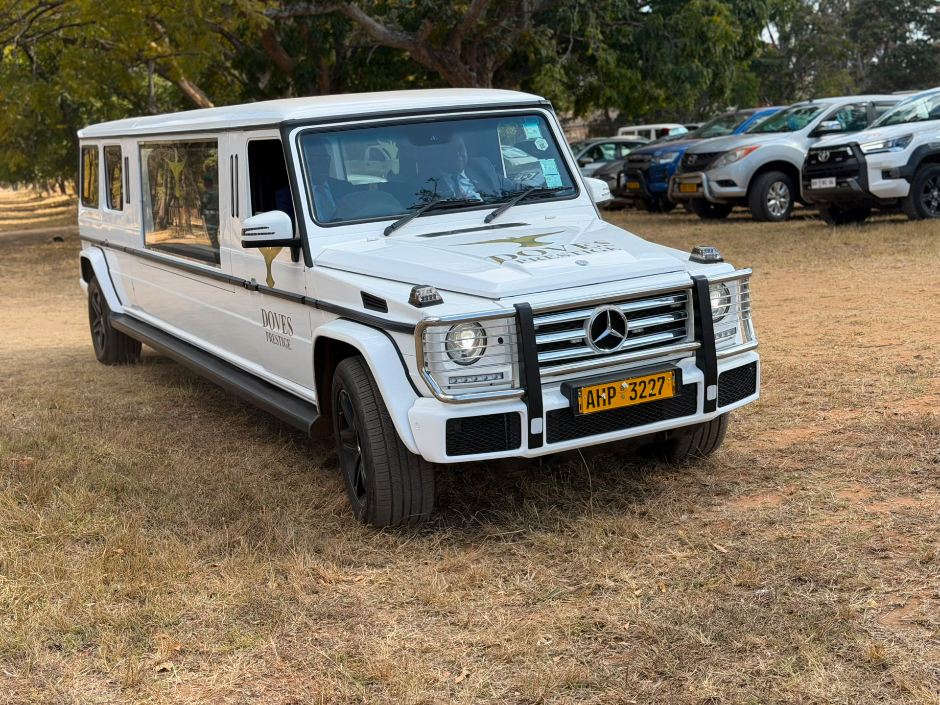 Prestige limousine hearse