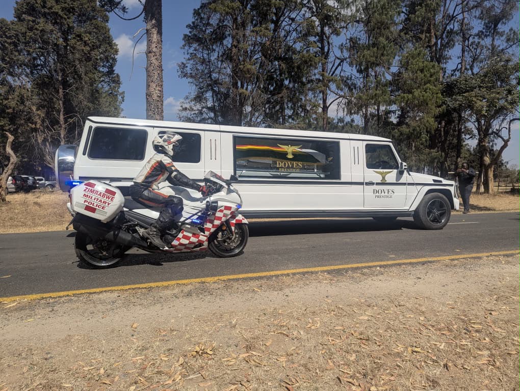 Prestige with police escort